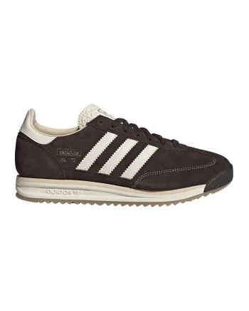 Pantofi sport din piele intoarsa SL72, Maro inchis/Crem