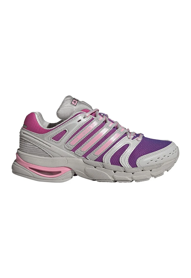 Pantofi sport Adistar Control de plasa cu logo contrastant, Violet/Gri