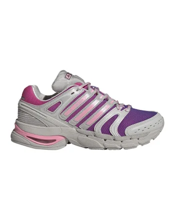 Pantofi sport Adistar Control de plasa cu logo contrastant, Violet/Gri
