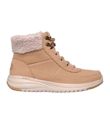 Ghete de piele ecologica On-The-Go, Maro camel