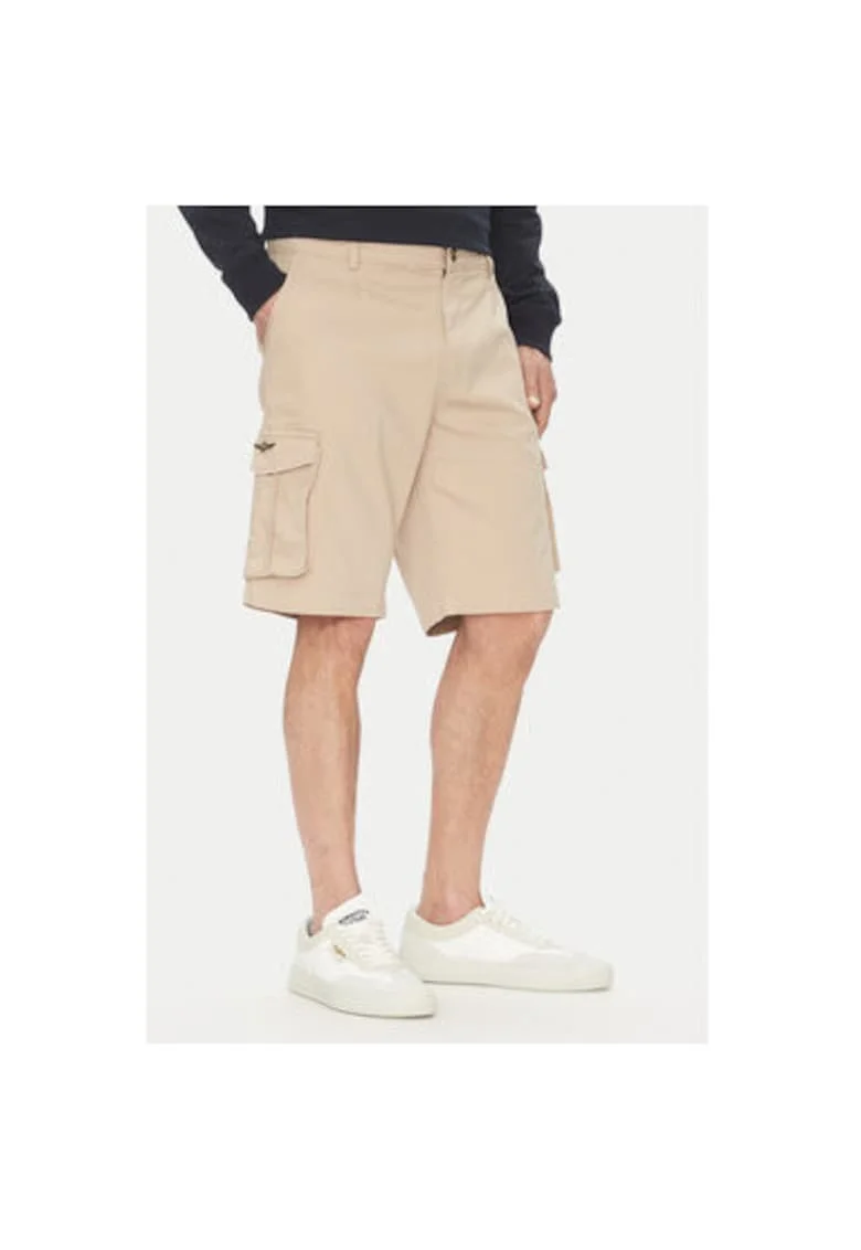 Pantaloni scurti barbati  251BE256CT3511, Bumbac, Bleumarin, Bej