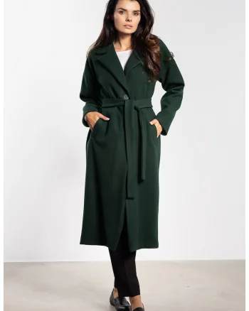 Palton dama,  A750, verde, poliester