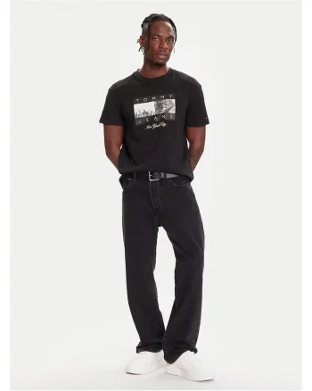 Tricou barbati  negru, bumbac,