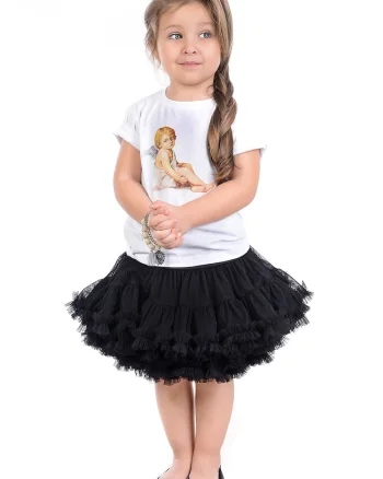Tricou din bumbac cu imprimeu grafic, Alb/Bej inchis