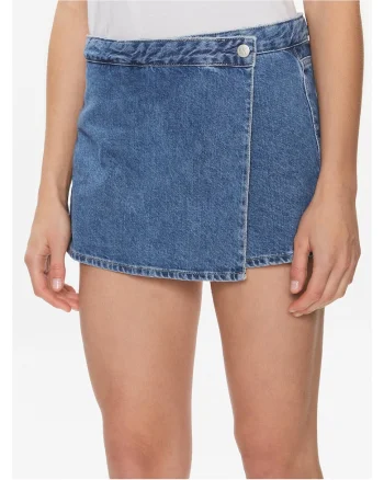 Pantaloni scurti denim dama  albastru,