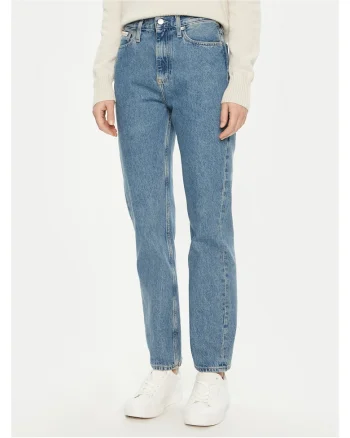 Blugi dama  model straight-leg, albastru, denim