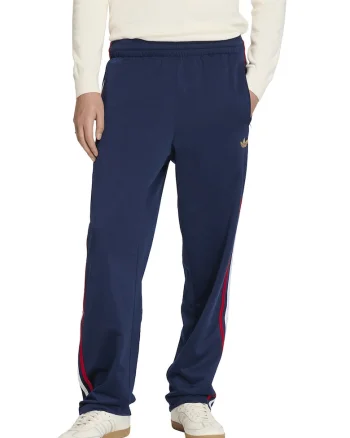 Pantaloni de trening cu talie elastica Firebird, Rosu/Alb/Albastru inchis
