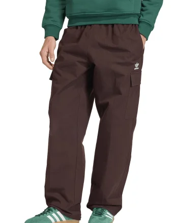 Pantaloni de trening lejeri cargo Essential, Maro cognac