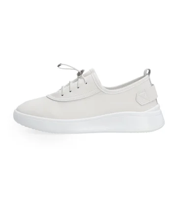 Pantofi sport cu talpa wedge din piele