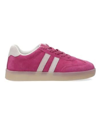 Pantofi sport din piele intoarsa cu profil jos