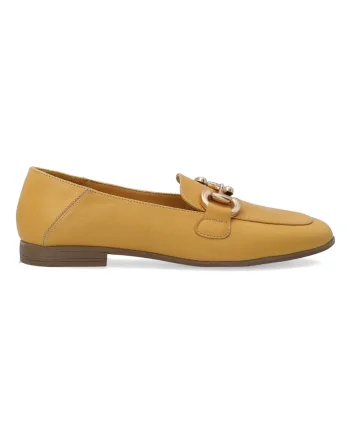 Pantofi loafer din piele cu ornament metalic