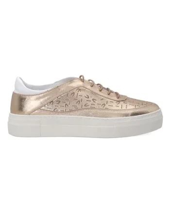 Pantofi sport flatform din piele