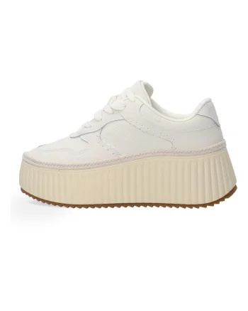 Pantofi sport cu talpa wedge texturata