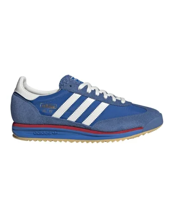 Pantofi sport SL 72 cu garnituri de piele intoarsa, Alb/Albastru prafuit/Albastru royal