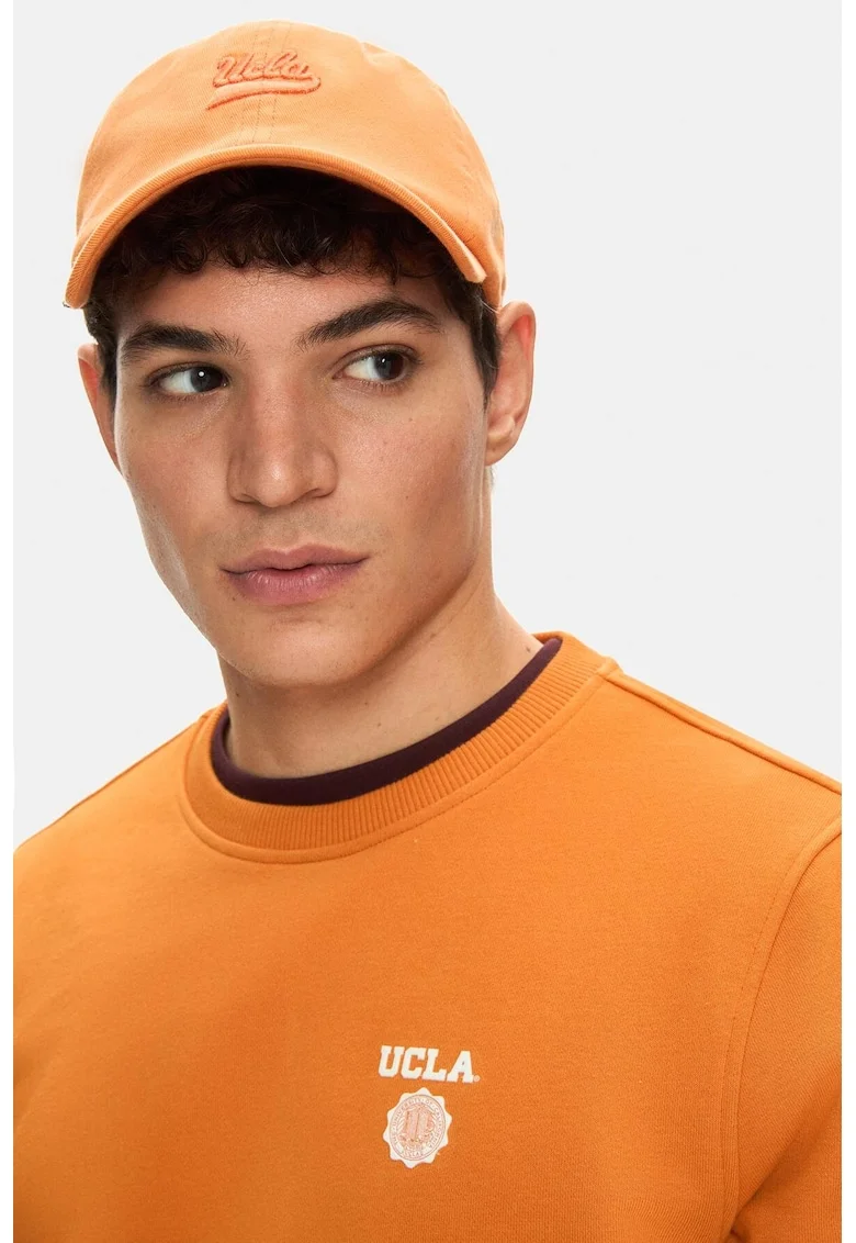 Sapca cu broderie logo unisex Fortuno, Portocaliu