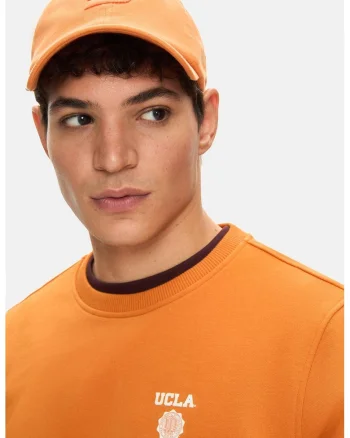 Sapca cu broderie logo unisex Fortuno, Portocaliu