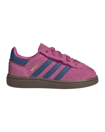 Pantofi Spezial din piele intoarsa pentru handbal, Fucsia/Bleumarin