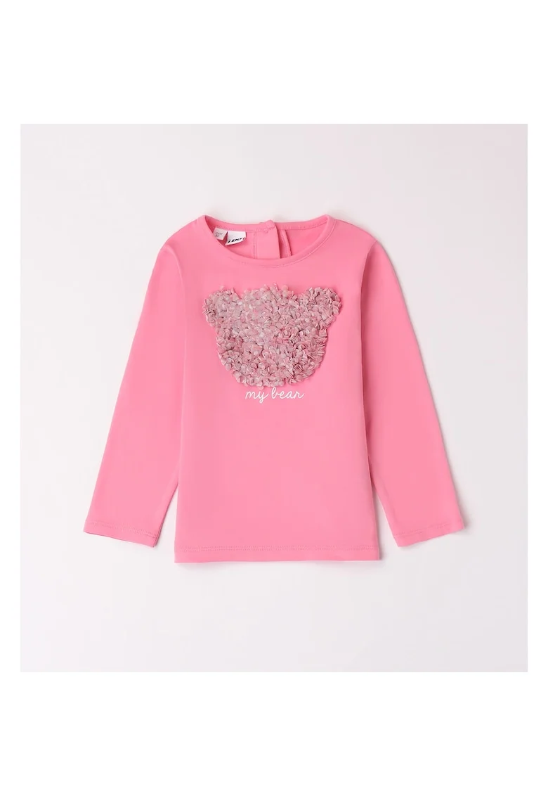 Bluza cu imprimeu in relief pentru fete,  4.A585