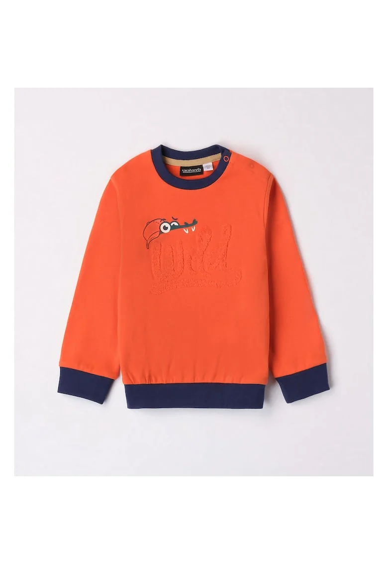 Bluza cu imprimeu pentru baieti,  0.7037, Portocaliu