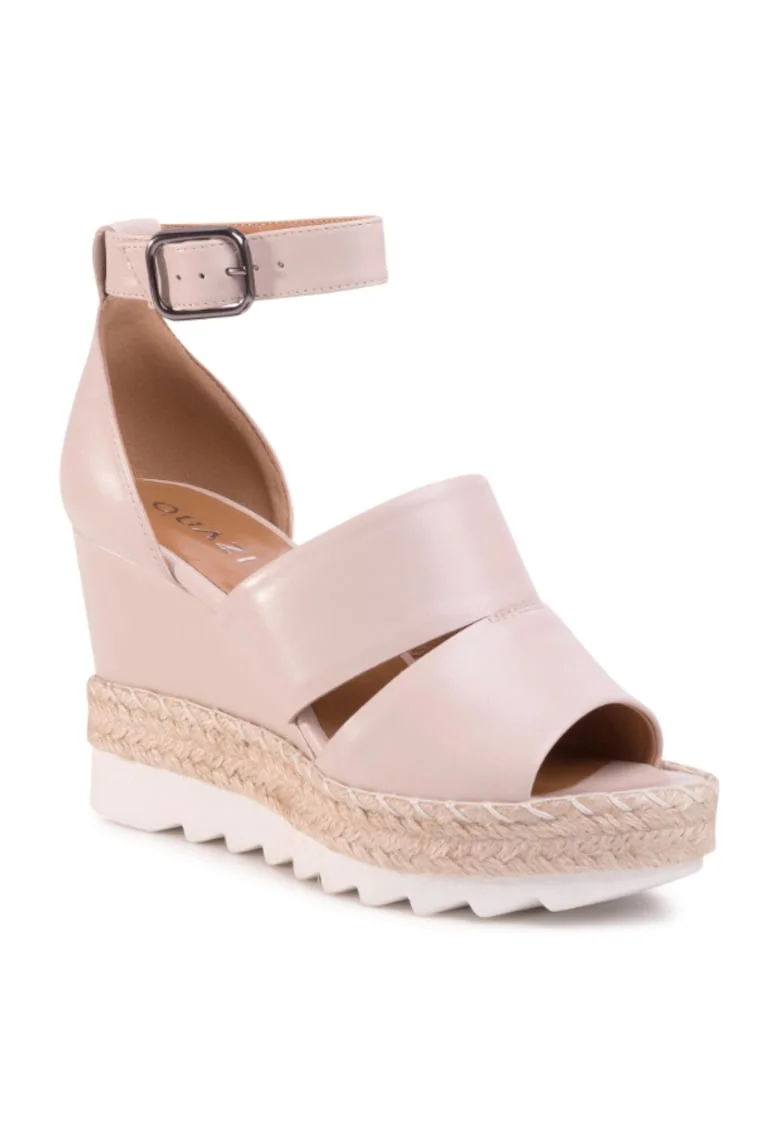 Espadrile dama,  Piele naturala, bej