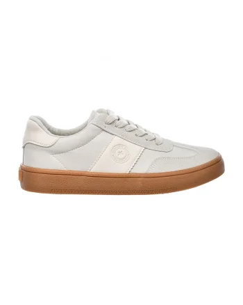 Pantofi sport din piele ecologica, Bej deschis