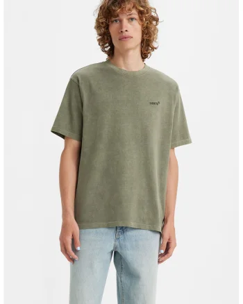 Tricou lejer din bumbac Red Tab™, Verde sparanghel