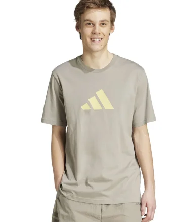 Tricou cu imprimeu logo, Verde pal