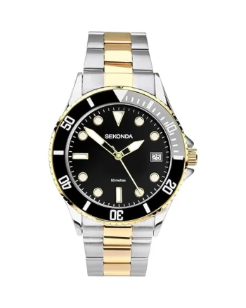 Ceas Barbati  Classic S-1673.00, quartz, 38mm, bratara inox, culoare negru