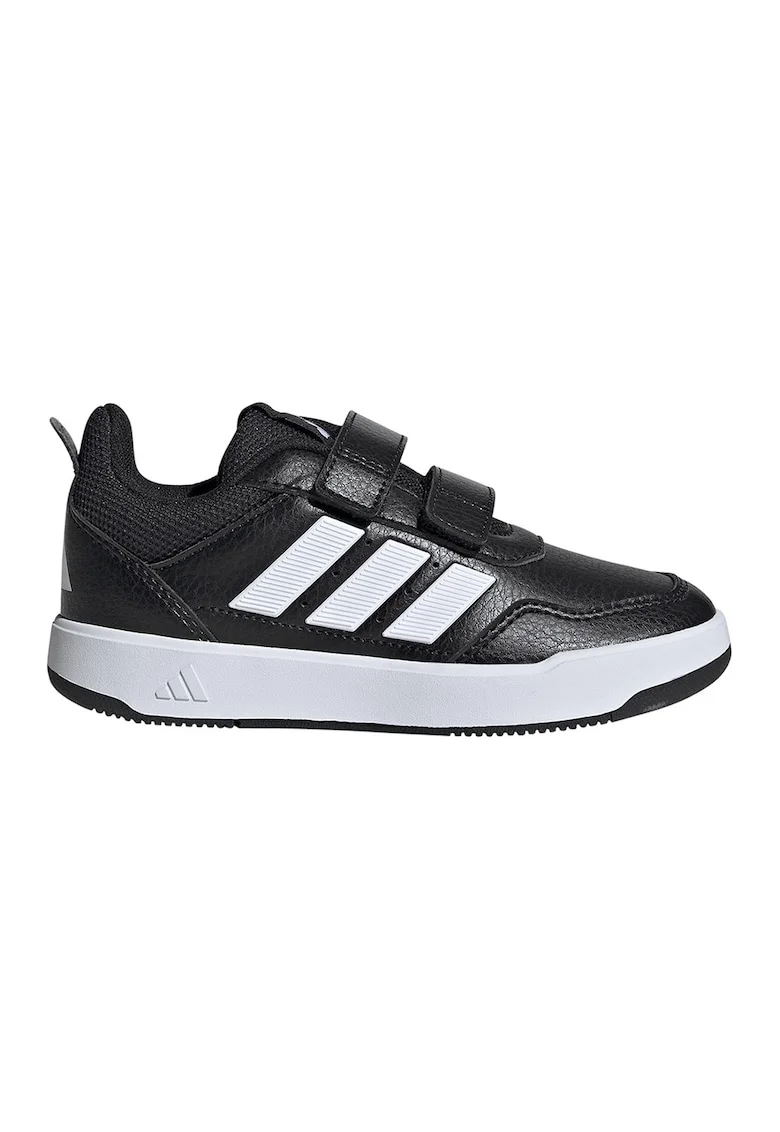 Pantofi sport Tensaur Sport 3.0 de piele ecologica cu velcro, Negru/Alb optic