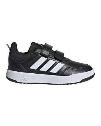 Pantofi sport Tensaur Sport 3.0 de piele ecologica cu velcro, Negru/Alb optic