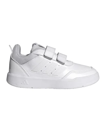 Pantofi sport Tensaur Sport 3.0 de piele ecologica cu velcro, Alb optic