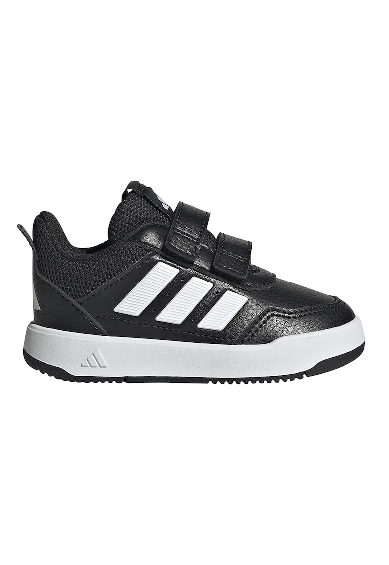 Pantofi sport Tensaur Sport 3.0 de piele ecologica cu velcro, Negru/Alb optic