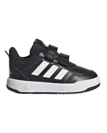 Pantofi sport Tensaur Sport 3.0 de piele ecologica cu velcro, Negru/Alb optic