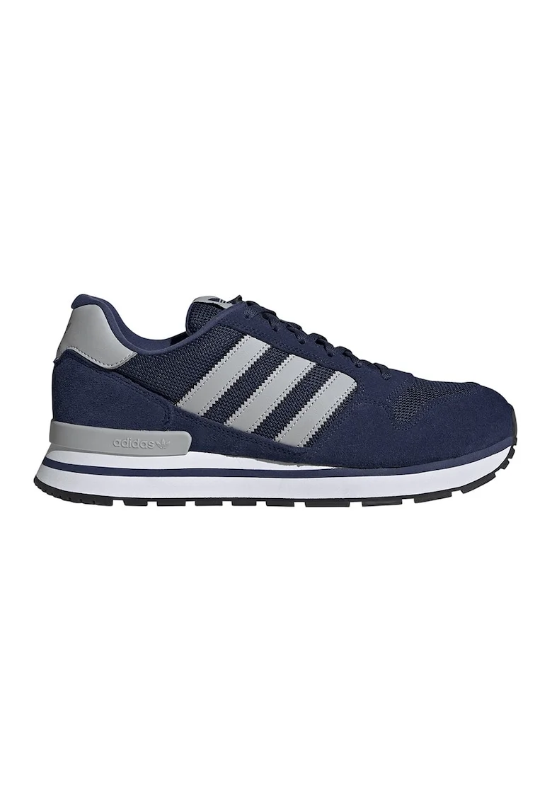 Pantofi sport ZX 500 RS cu garnituri de piele intoarsa, Gri deschis/Albastru inchis/Alb optic
