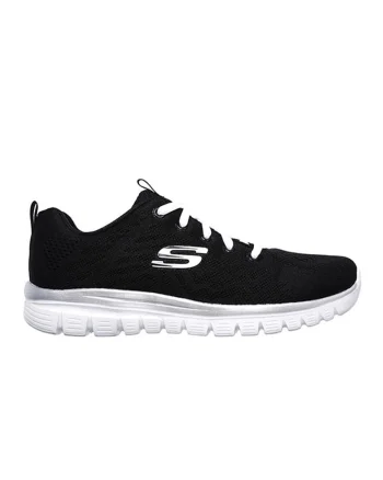 Pantofi Sport  Get Connected Wide W 12615W-BKW, Femei, Negru