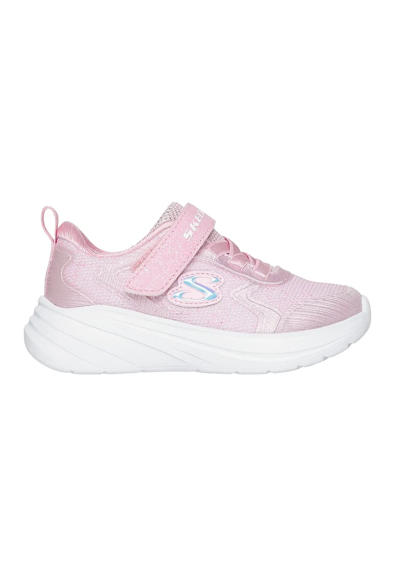 Pantofi sport Wave 92 de plasa cu aspect stralucitor, Roz pastel