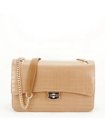 Geanta medie  Paris 7002-2 15, Maro camel, 16x27x9