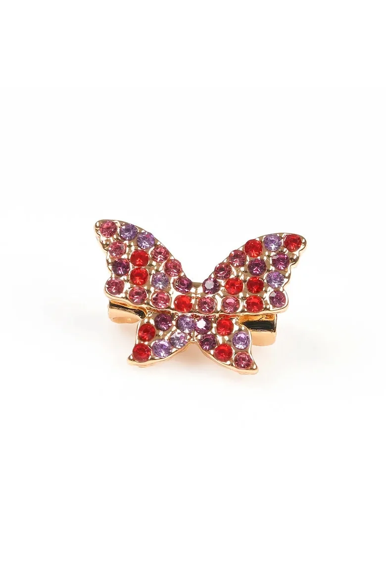 Brosa martisor fluture delicat cu pietre colorate