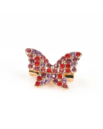 Brosa martisor fluture delicat cu pietre colorate