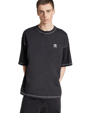 Tricou din amestecde bumbac Essentials, Negru