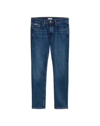 Blugi slim fit Vidar, Albastru inchis