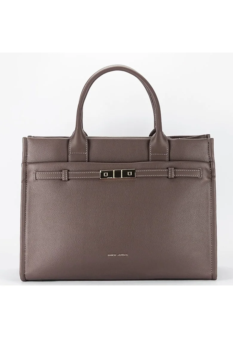 Geanta taupe inchis mare  CM7736 17 Maro taupe, 27x37x13