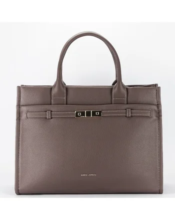 Geanta taupe inchis mare  CM7736 17 Maro taupe, 27x37x13
