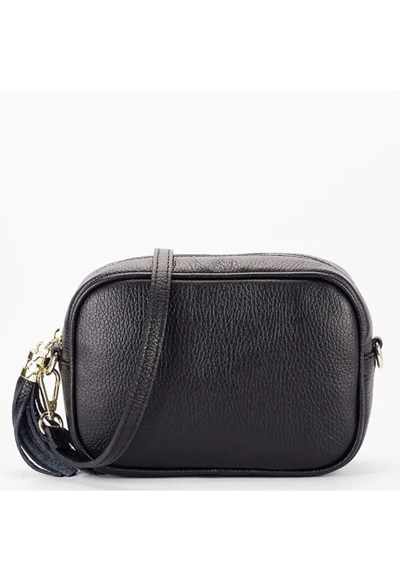 Geanta mica neagra din piele naturala 1533 123 19041, Negru