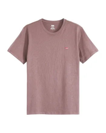 Tricou din bumbac cu decolteu la baza gatului, Roz