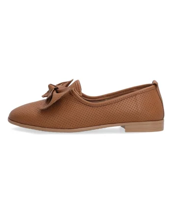 Pantofi loafer cu funda decorativa, din piele