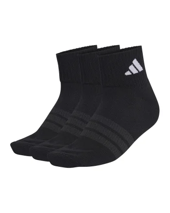 Set de sosete scurte unisex cu detaliu logo - 3 perechi, Negru/Alb optic