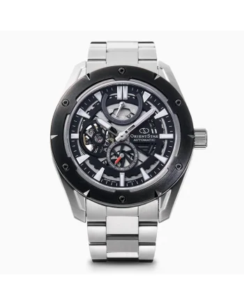Ceas Barbati,  Contemporary, automat, inox, piele naturala, 41mm