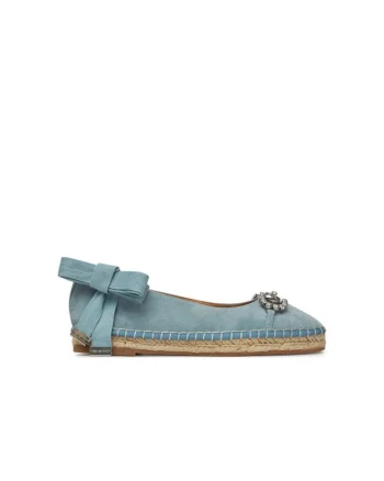 Espadrile dama  V250250, Piele naturala, Albastru
