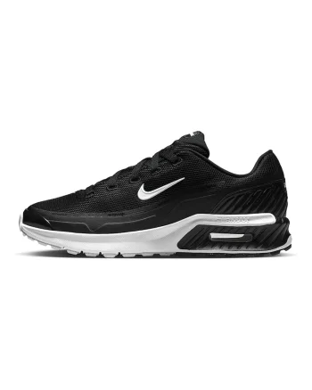 Pantofi sport Air Max Bia low-cut din plasa cu garnituri din material sintetic, Negru/Alb optic